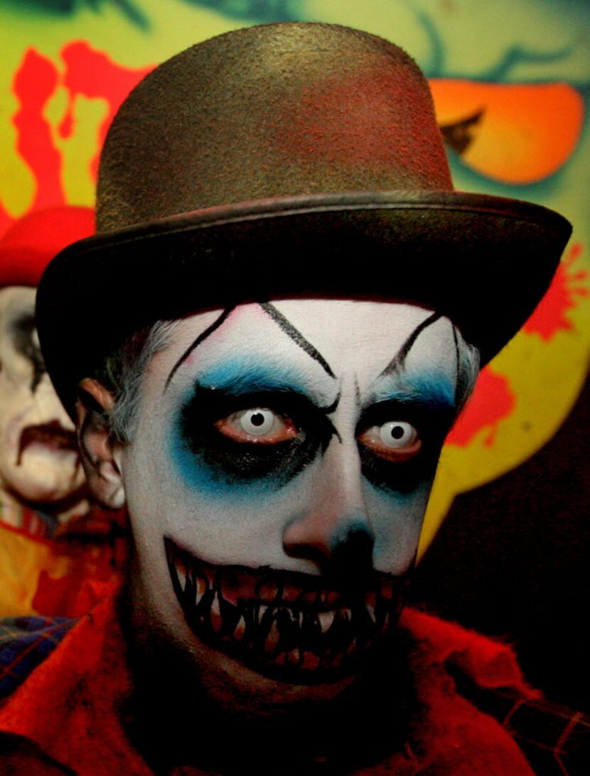 Creepy clowns await at Cutting Edge Haunted House. photos by ronjenkinsphoto.com