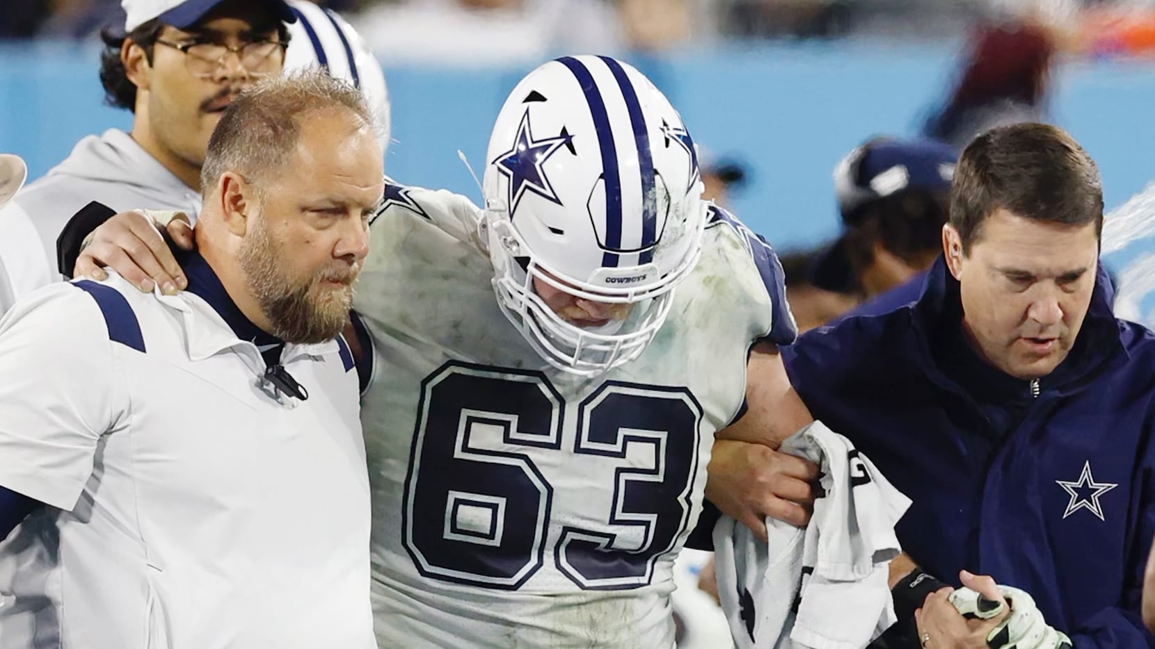 Cowboys injury news: Tyler Biadasz initial diagnosis high-ankle sprain -  Blogging The Boys