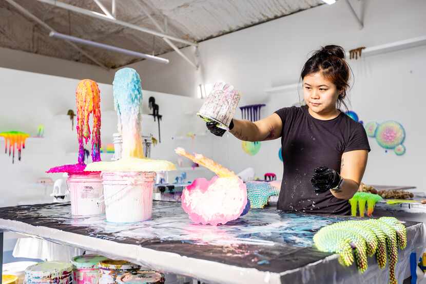 Dan Lam, who grew up in Plano and has a studio in West Dallas, has done shows in Los...