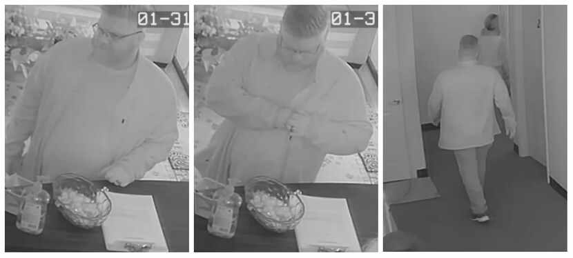 Lewisville police released surveillance images Monday of a man who pretended to be an...