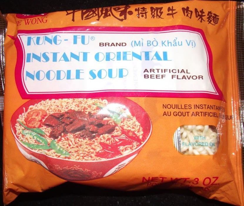 Kung-Fu brand instant ramen noodles
