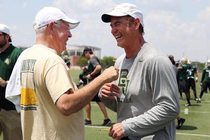 
When fall football workouts began in August 2014, Baylor president Ken Starr and head...