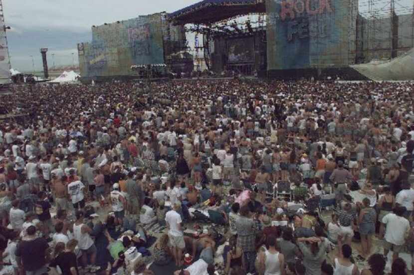 The Blockbuster Rockfest, held in 1997 at the Texas Motor Speedway, drew hundreds of...