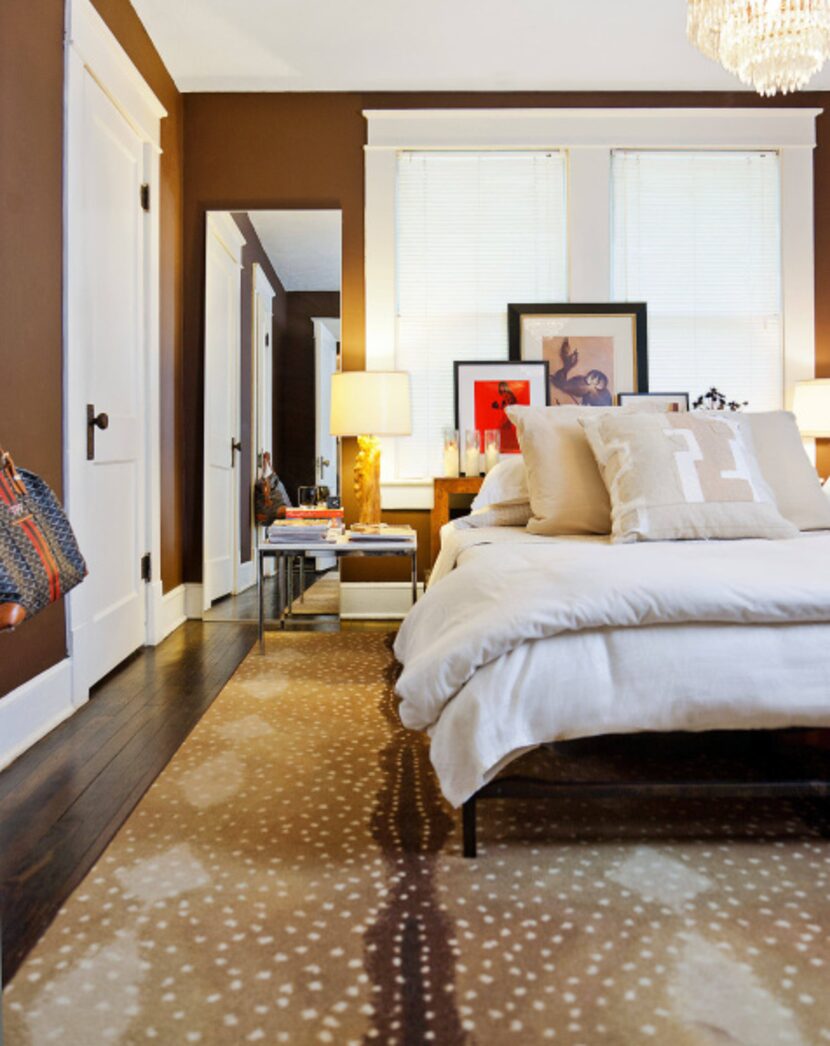 “It’s totally a fashion rip-off, but local,” Flannery says of the custom bed he had a Dallas...