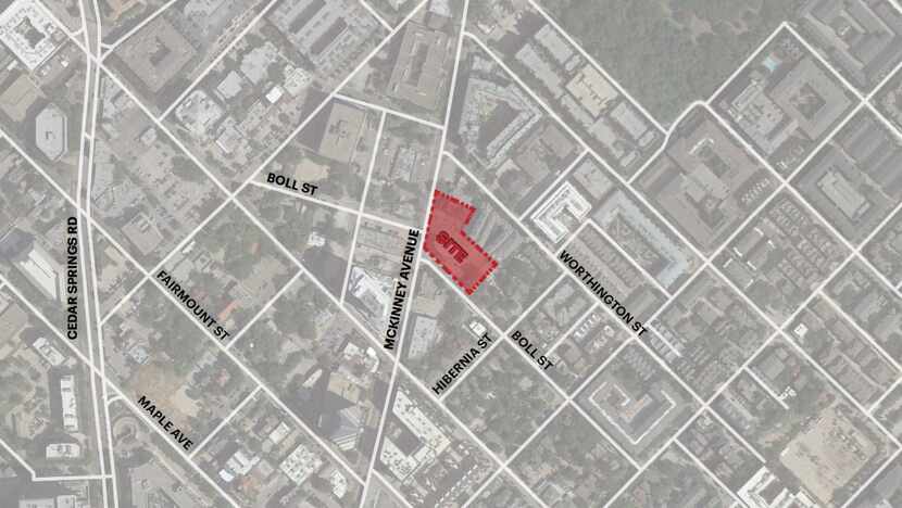 Endeavor Real Estate Group wants to build on McKinney Avenue at Boll Street.