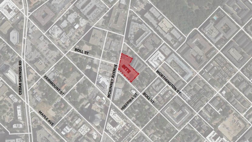 Endeavor Real Estate Group wants to build on McKinney Avenue at Boll Street.