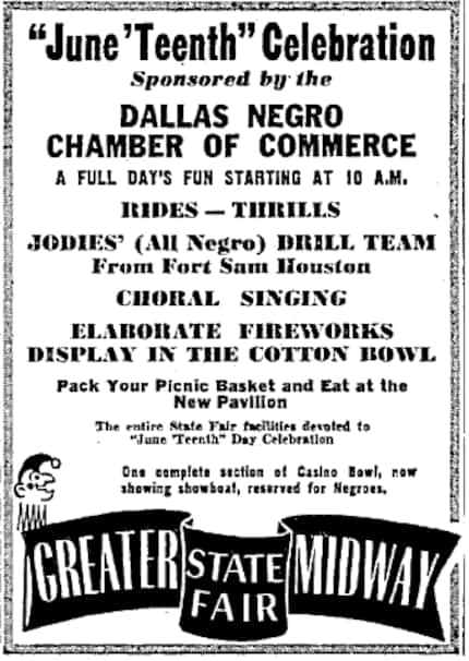 This advertisement was published on June 18, 1947 in The Dallas Morning News.
