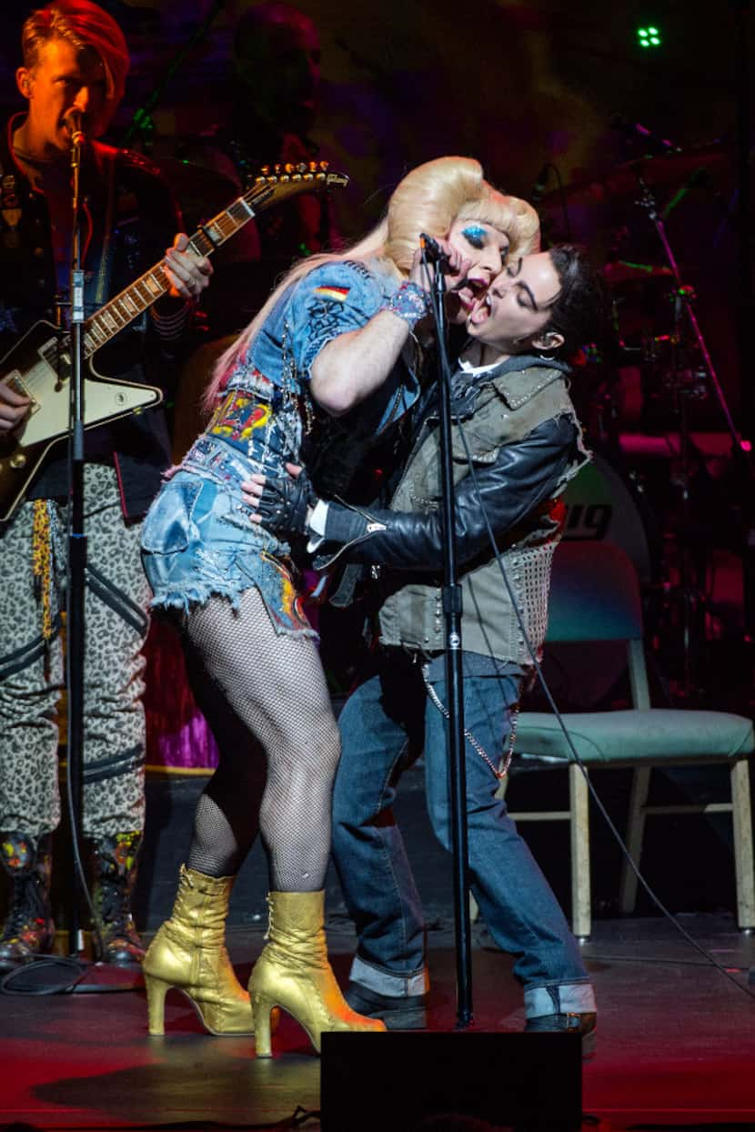 Euan Morton stars as Hedwig and Hannah Corneau stars as Yitzhak, Hedwig's beaten-down...