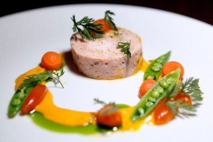 Sneak peek: This rabbit pistachio terrine dish will be on the menu at the new restaurant,...