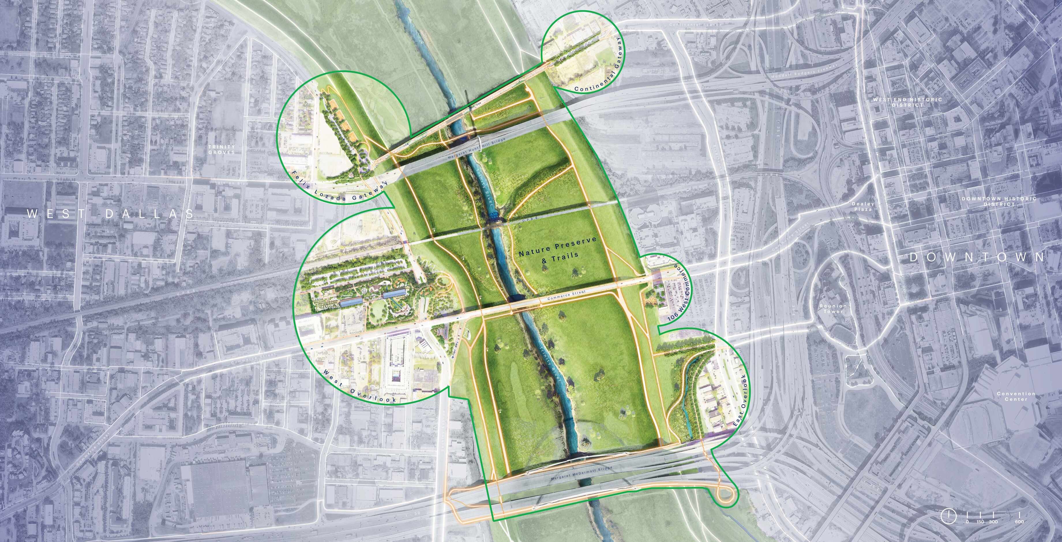 New plans revealed for a $325 million Trinity River park