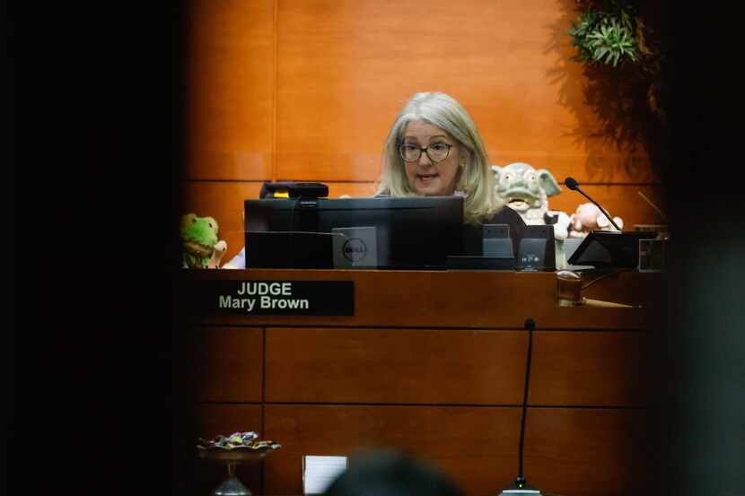 Judge Mary Brown won re-election to the 301st District Court.