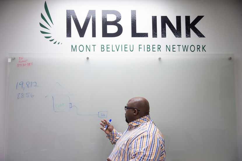 Dwight Thomas, a former IT consultant, is director of Mont Belvieu’s broadband and...