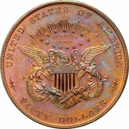 The collection includes some 450 rare and valuable coins.