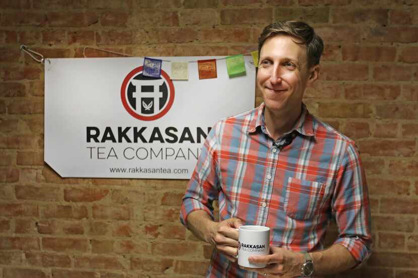 Brandon Friedman of Rakkasan Tea Company in Dallas, which imports rare teas from...