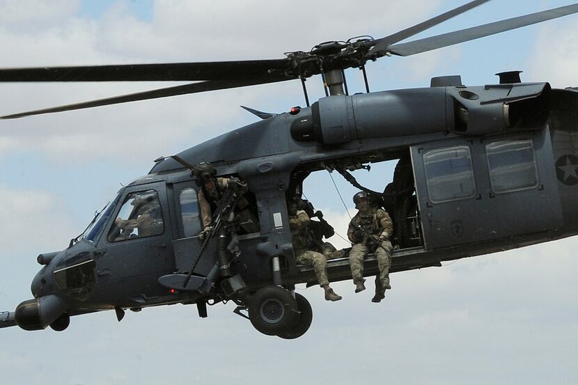 (FILES) A file picture taken on April 21, 2010, shows a US Airforce HH-60 Pave Hawk...