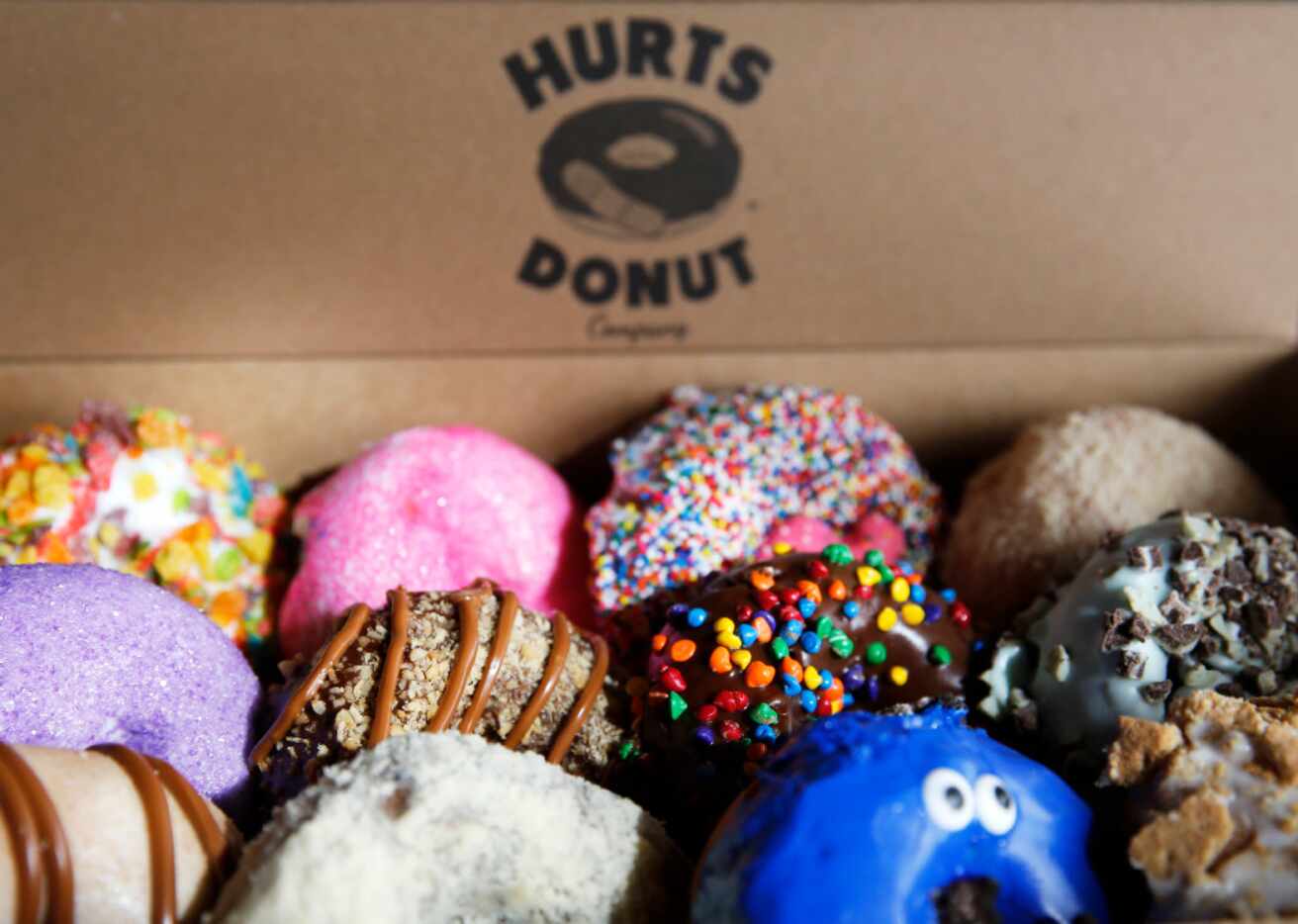 An assortment of donuts at Hurts Donut Co. in Frisco on Tuesday, January 24, 2017. This is...