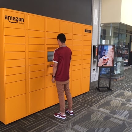 Amazon installed a locker in Irving Mall in October 2016.