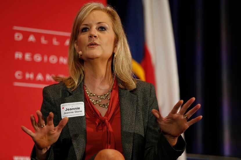 File photo of Jeannie Stone, Richardson ISD Superintendent.  (Nathan Hunsinger/The Dallas...