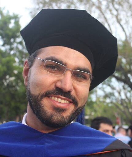 Saeed Moshfegh is an Iranian who's getting his Ph.D. in physics at the University of Miami.