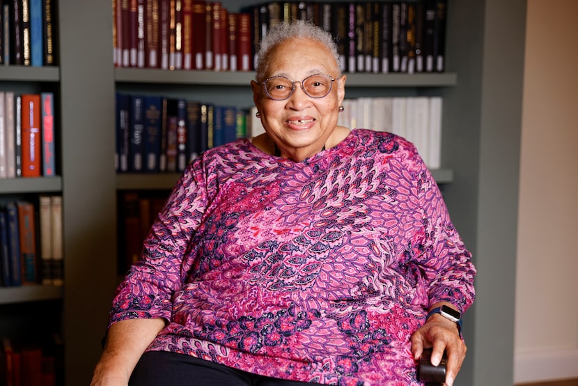 Johnetta Williams, 82, pictured in the library at Juliette Fowler Communities, Tuesday, Oct....