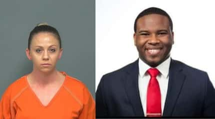 Amber Guyger and Botham Jean