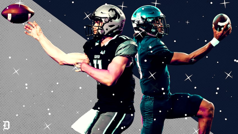 Denton Guyer's Jackson Arnold and Allen's Mike Hakwins will square off Thursday night on ESPN2.