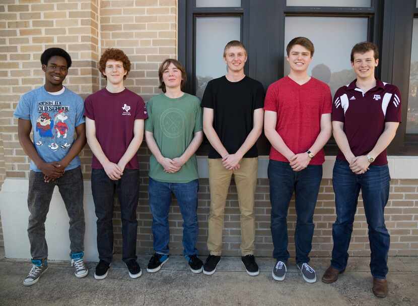 Texas A&M League of Legends gamers are, from left, Michael Fayomi, Joey Bowers, Peter Luft,...
