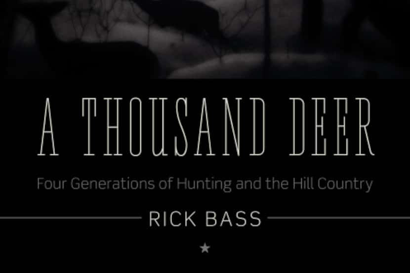 "Book jacket of "A Thousand Deer," by Rick Bass."