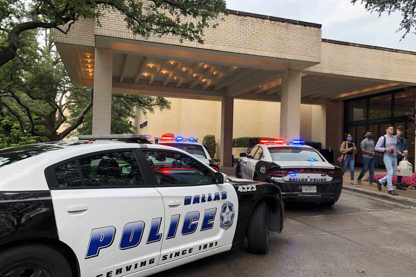 There was a heavy police presence as NorthPark Center as authorities investigated the report...