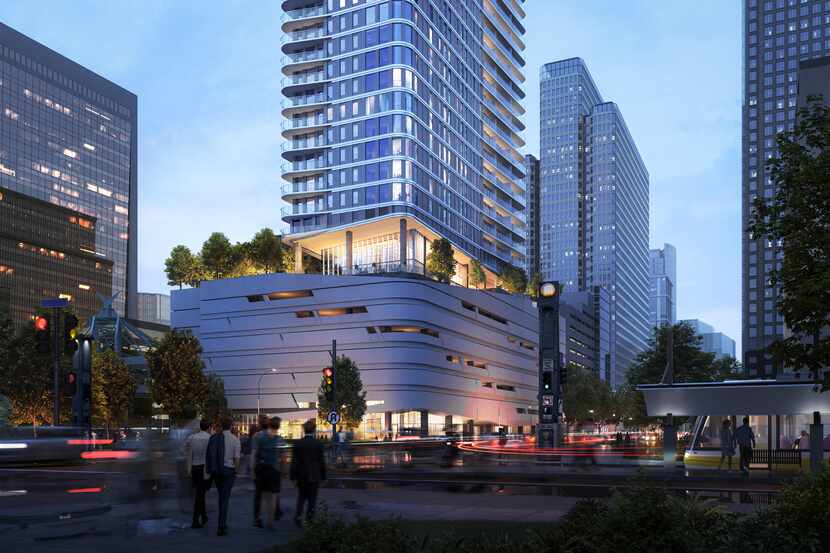 Swiss developer Empira plans a high-rise apartment building on Pearl Street near downtown...