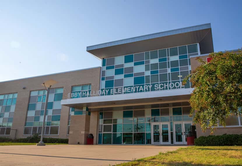 Ebby Halliday Elementary School is across the street from Camden Homes' planned Teagarden...