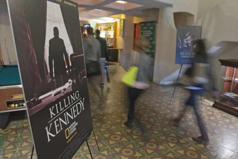 National and foreign journalists visited the Texas Theatre as part of a JFK tour last week...