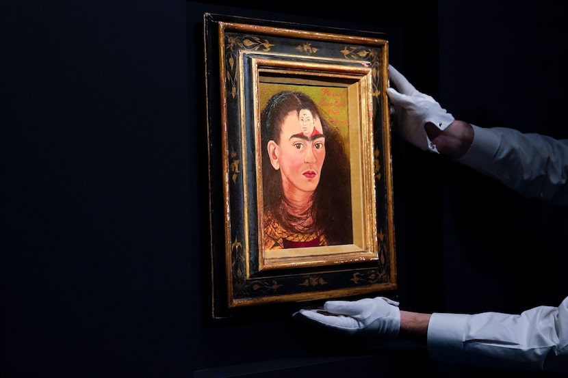 Frida Kahlo's “Diego and I," painted in 1949,  sold for $34.9 million at Sotheby’s in New...