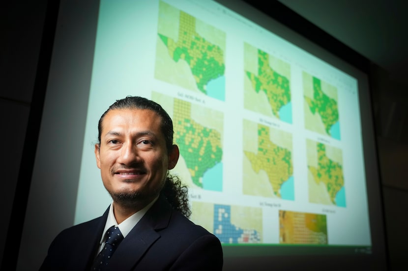 Ignacio Segovia-Dominguez photographed at UTD on Friday, Oct. 15, 2021, in Dallas.  