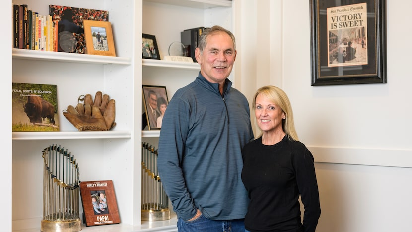 10060510A College Grove, Tenn. - Texas Rangers manager Bruce Bochy and his wife, Kim, pose...