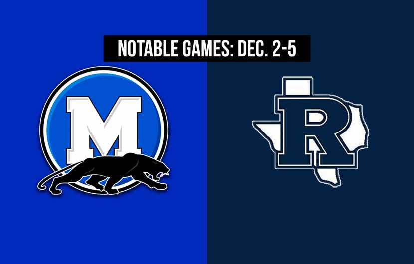 Notable games for the week of Dec. 2-5 of the 2020 season: Midlothian vs. Richland.