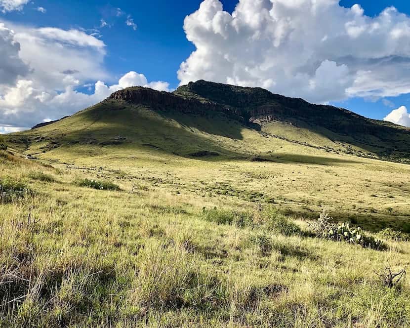 The almost 1,000-acre Blue Mountain Ranch is near Fort Davis in West Texas.