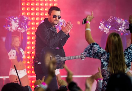 Let's call it like it is: Eric Church's  performance during the halftime show of the Dallas...