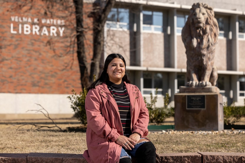 Paola Herrera, a junior business student at Texas A&M-Commerce, obtained her associate’s...