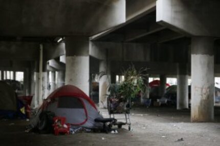  Another view from under the I-45 bridge (Andy Jacobsohn/Staff photographer)