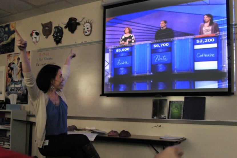 Jasper High School teacher Catherine Whitten's earnings so far on "Jeopardy!" total $21,173.