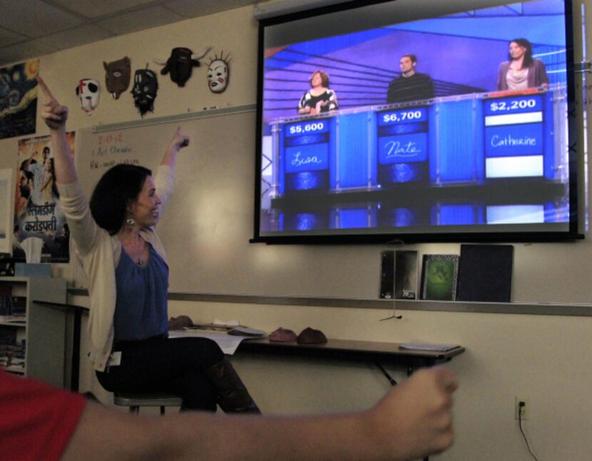 Jasper High School teacher Catherine Whitten's earnings so far on "Jeopardy!" total $21,173.