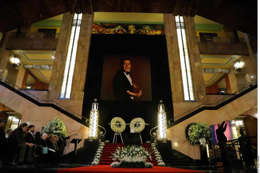 Despiden al primer actor Héctor Bonilla en el Palacio de Bellas Artes de la Ciudad de...