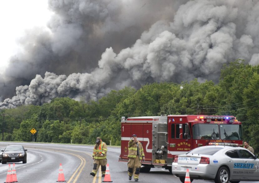 After the 2009 fire in Bryan, El Dorado Chemical Co. rebuilt the warehouse with a concrete...