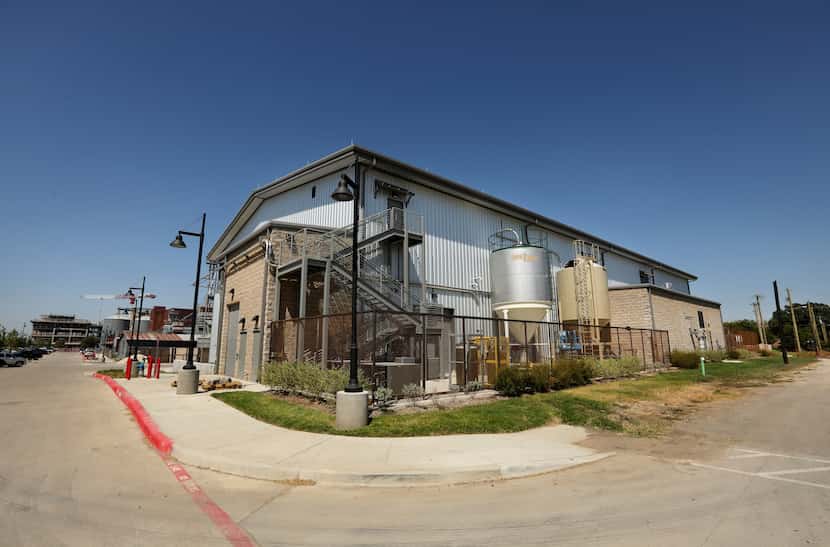 TUPPS Brewery's new production building under construction in McKinney, TX, on Aug 17, 2023....