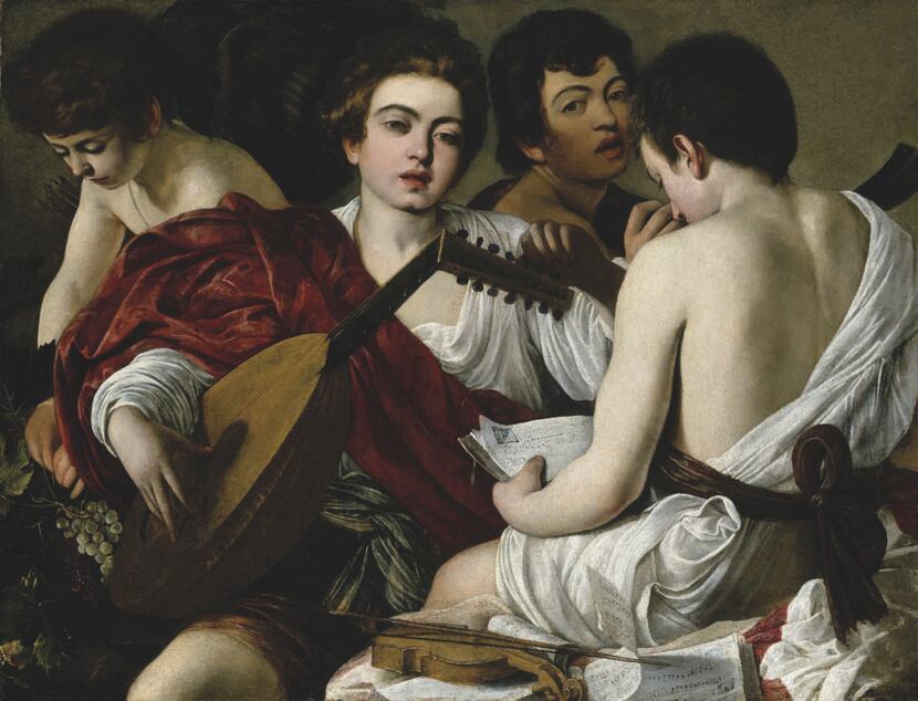 The Musicians, c. 1595, oil on canvas by Caravaggio