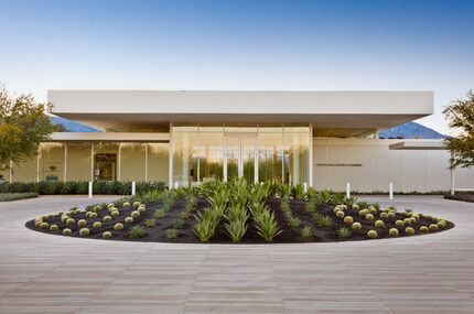 The Sunnylands Center was designed by Frederick Fisher and Partners. 