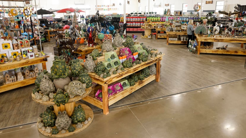 Interior of the 30,000-square-foot store at Green Acres Nursery & Supply in Irving, 