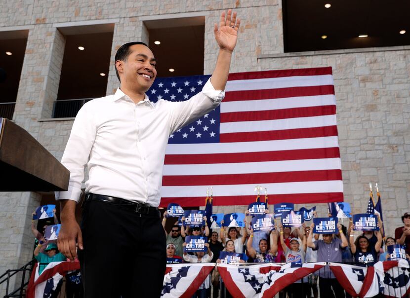 Presidential candidate Julián Castro relies on the fundraising base of his native San...