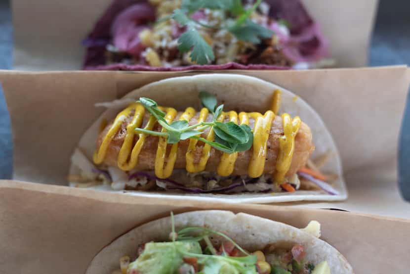 Velvet Taco has a menu of tacos made with chicken, pork, beef, fish and vegetarian...